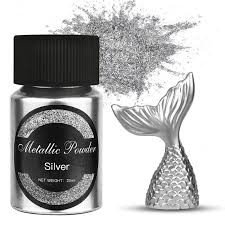 مسحوق ميتالك 20مل/زجاجة - فضة