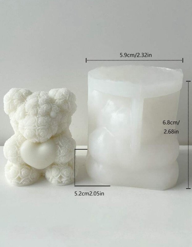 قالب سيلكون شكل دب