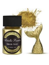 20 مل / زجاجة مسحوق معدني - ذهبي