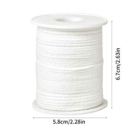 لفات  فتيل لصناعة  الشموع  فتيل الشمعة  DIY صنع يدوي