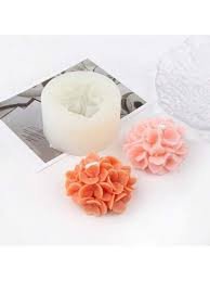 قالب شمعة سيليكون على شكل زهرة قطعة واحدة للحرف اليدوية وصنع المنتجات المعطرة وديكور المنزل